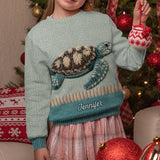 Beautiful Turtle - Personalized Turtle Ugly Sweater