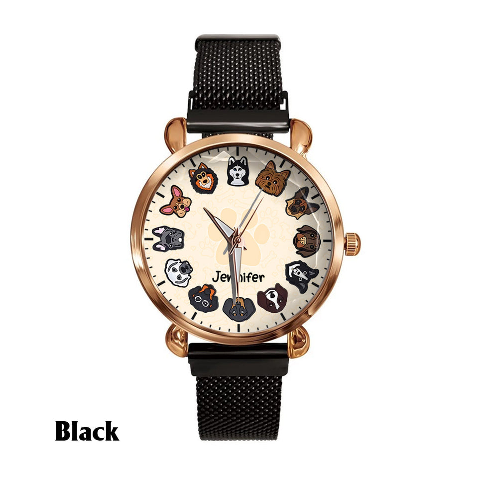 Just A Girl Who Loves Dogs - Personalized Dog Women Hand Watch