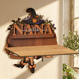 Grandma Witch - Personalized Witch Wooden Floating Shelf