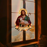Lamb of Grace - Personalized Christian LED Light Acrylic Sign