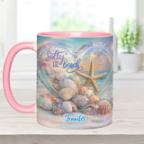 Salty Lil Beach - Personalized Sea Lover Accent Mug