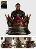 Black Father Custom From Photo - Personalized Father Custom Shaped Acrylic Plaque
