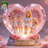 Best Mom Ever - Personalized Mother Custom Shaped Acrylic Plaque
