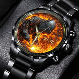 Gift For Welder Man - Personalized Welder Hand Watch