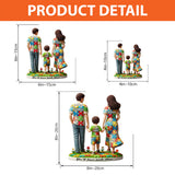Tu ne marcheras jamais seul - Plaque acrylique personnalisée de sensibilisation à l'autisme