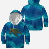 Turtle And Wave - Personalized Turtle All Over Shirt