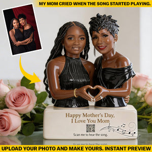 Hear The Song - Personalized Mother Custom Shaped Acrylic Plaque