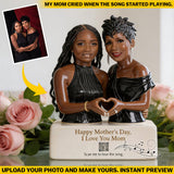 Hear The Song - Personalized Mother Custom Shaped Acrylic Plaque