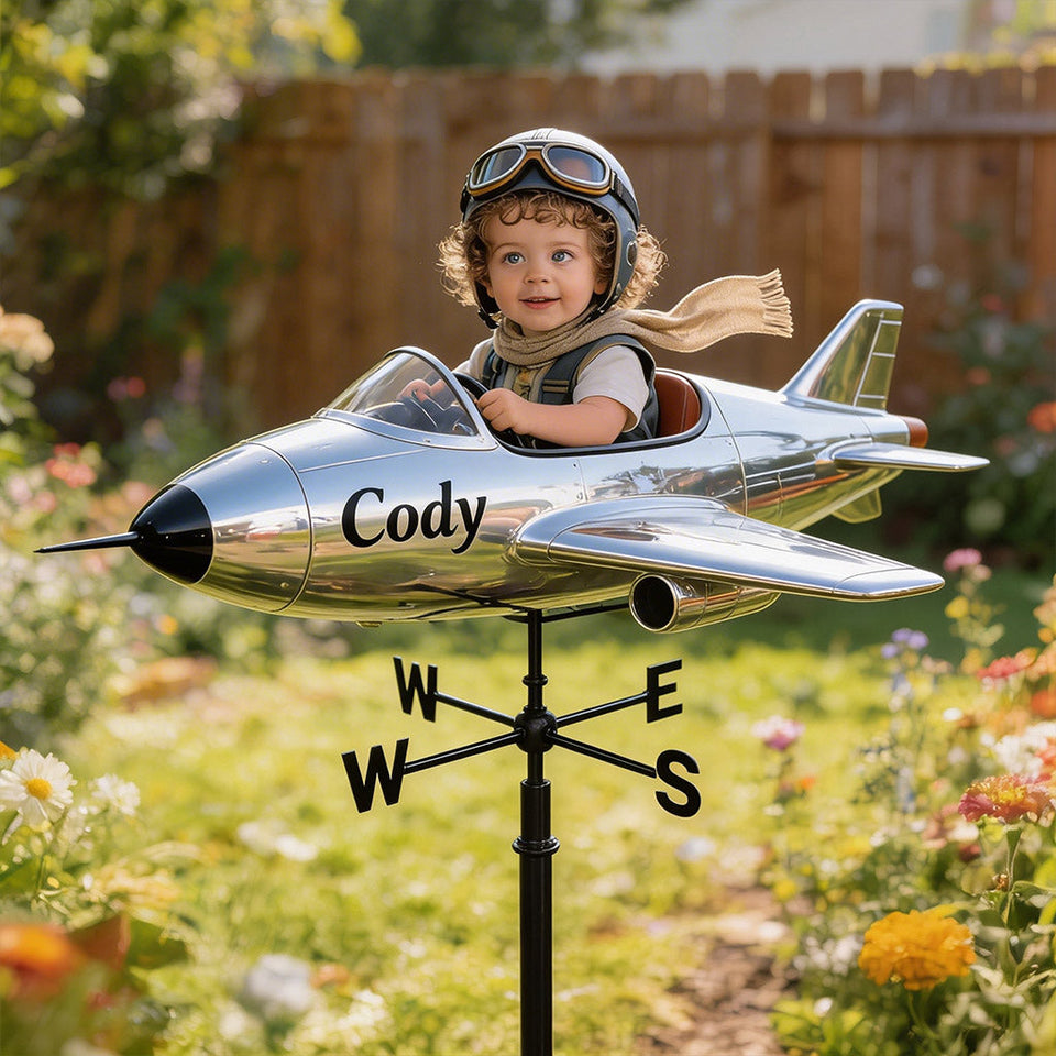 Custom Any Photo, Any Vehicle - Personalized Kid Weather Vane