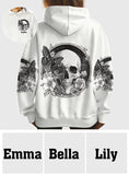 White Skull - Personalized Skull All Over Shirt