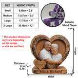 You & Me We Got This - Personalized Couple Custom Shaped Wood Plaque
