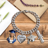 Class Of 2026 - Personalized Graduation Bracelet With Charms