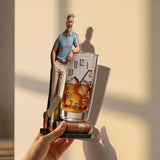 Custom Any Photo Whiskey & Cigar - Personalized Whisky Acrylic Wall Clock
