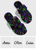 Mushroom - Personalized Hippie Open Toe Sandals