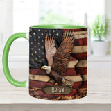 God Bless America - Personalized Independence Day/ 4th of July Accent Mug