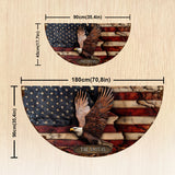 God Bless America - Personalized Independence Day/ 4th of July Pleated Fan Flag