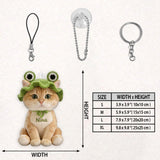 Always By My Side - Personalized Cat Plush Keychain