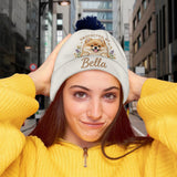 Baby Protected By Pet - Personalized Newborn Beanie Hat