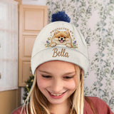 Baby Protected By Pet - Personalized Newborn Beanie Hat