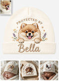 Baby Protected By Pet - Personalized Newborn Beanie Hat