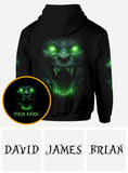 Glowing Skull - Personalized Skull All Over Shirt