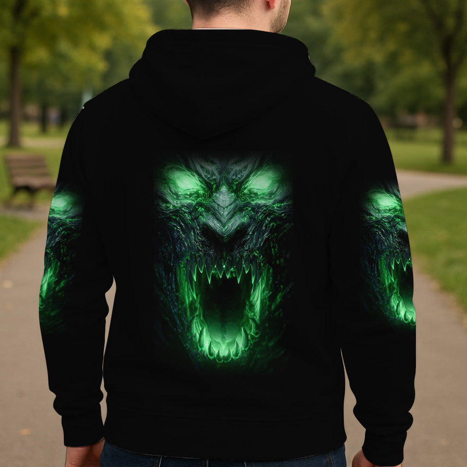 Glowing Skull - Personalized Skull All Over Shirt