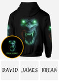 Glowing Skull - Personalized Skull All Over Shirt