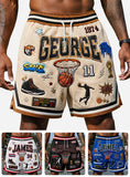 Love Playing Basketball - Personalized Basketball Men Shorts