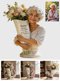 Flower Bouquet Vase - Personalized Grandma Acrylic Flower Vase