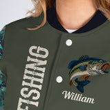 Cool Fishing - Personalized Fishing Varsity Jacket
