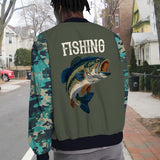 Cool Fishing - Personalized Fishing Varsity Jacket