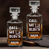 Whiskey Lover Gift - Personalized Father Whiskey Decanter Set