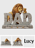 Best Dad Ever - Personalized Father Custom Shaped Acrylic Plaque