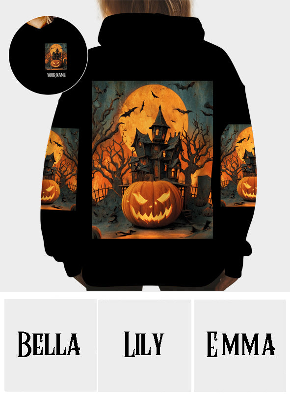 Halloween Castle - Personalized Halloween All Over Shirt