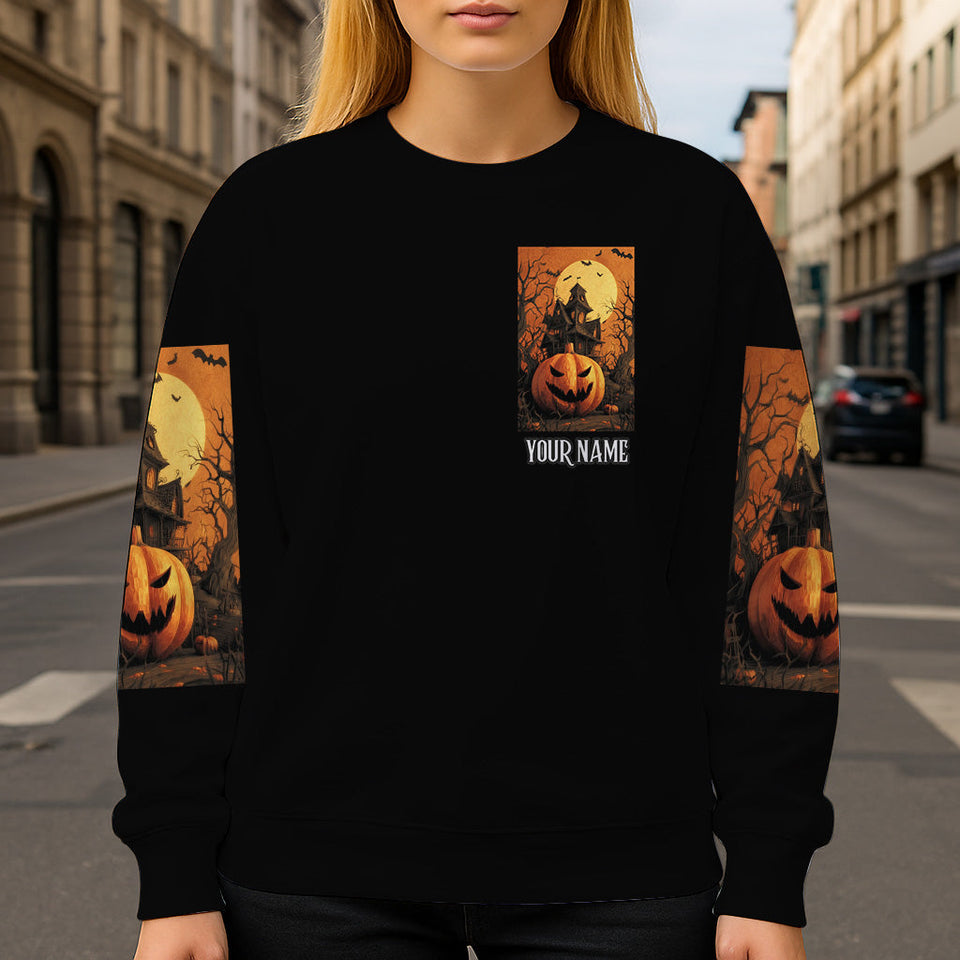 Halloween Castle - Personalized Halloween All Over Shirt