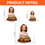 Just A Woman Who Loves Sewing - Personalized Sewing Custom Shaped Acrylic Plaque