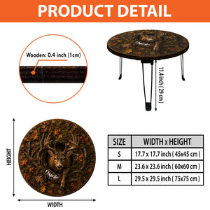 Hunting Lovers Gift - Personalized Hunting Table Custom Shape