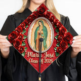 Lady Of Guadalupe - Personalized Graduation Cap Topper