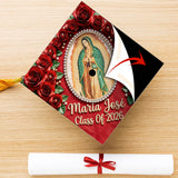 Lady Of Guadalupe - Personalized Graduation Cap Topper