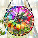 Hippie Soul - Personalized Hippie Window Hanging Suncatcher Ornament