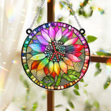 Hippie Soul - Personalized Hippie Window Hanging Suncatcher Ornament