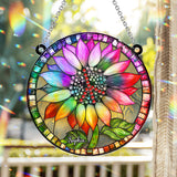 Hippie Soul - Personalized Hippie Window Hanging Suncatcher Ornament