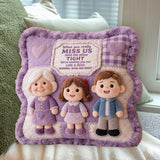 Hug This Pillow - Personalized Long Distance Premium Faux Fur Pillow