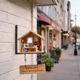 Sewing Room Miniature Sign - Personalized Sewing Wooden Wall Mount Sign