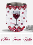 Just A Girl Who Loves Wine - Personalized Wine Tumbler