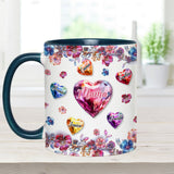 A Mother Holds Her Children's Hands - Personalized Mother Accent Mug