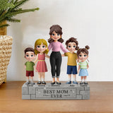 Best Dad Ever - Personalized Father Custom Shaped Acrylic Plaque