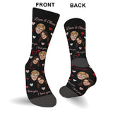 I Love You - Personalized Couple Socks