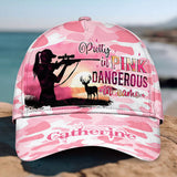 Pink Camo - Personalized Hunting Classic Cap