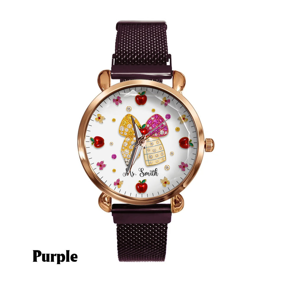 Love Being A Teacher - Personalized Teacher Women Hand Watch